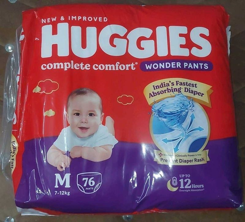 Huggies Wonder Pants Diapers M (76 Pcs)