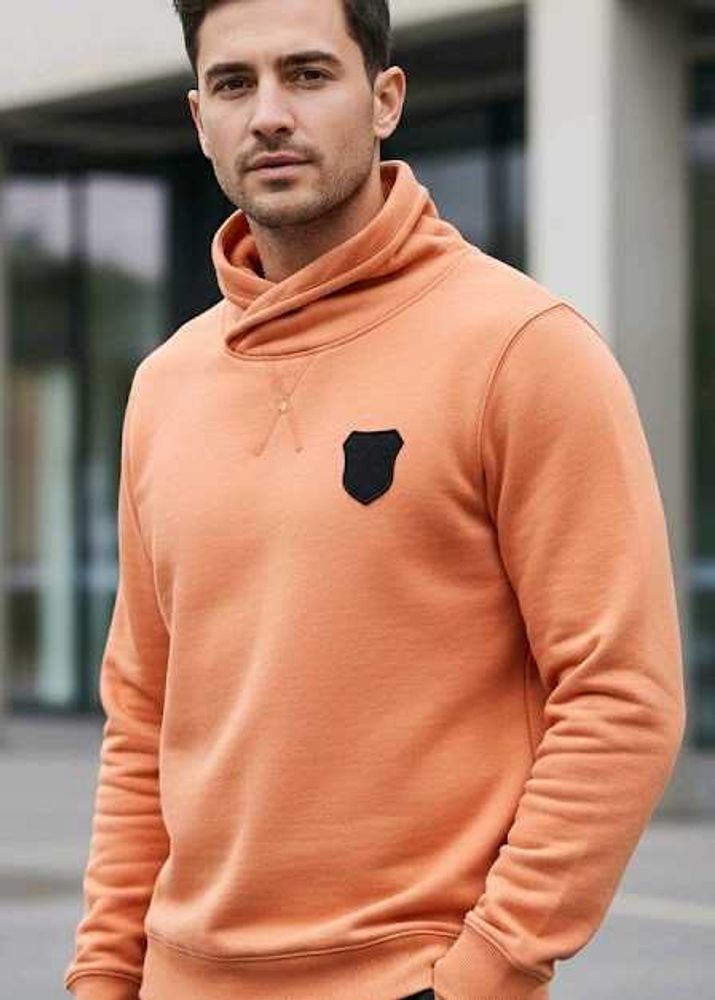 Stylish Orange Sweatshirt