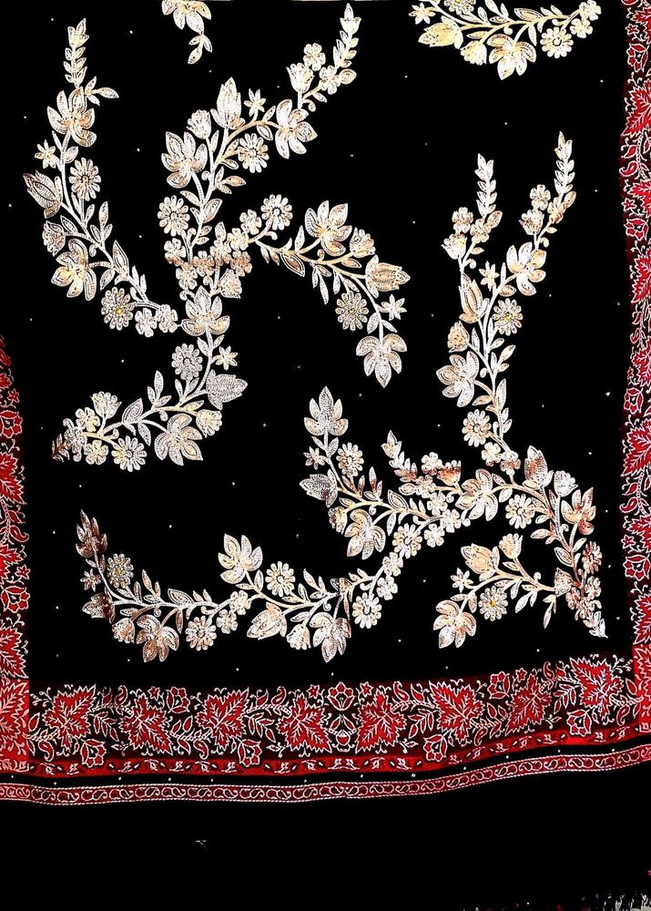 Elegant Embroidered Shawl