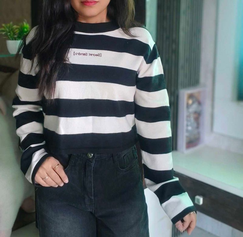 Striped Long Sleeve Top