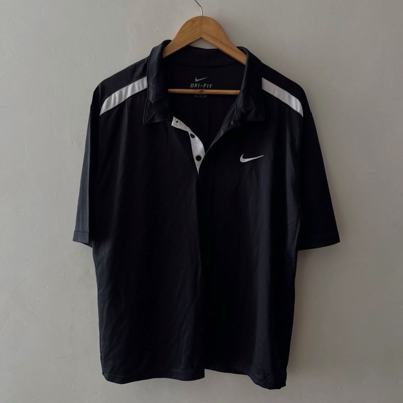 Nike Dri-FIT Black Polo Shirt