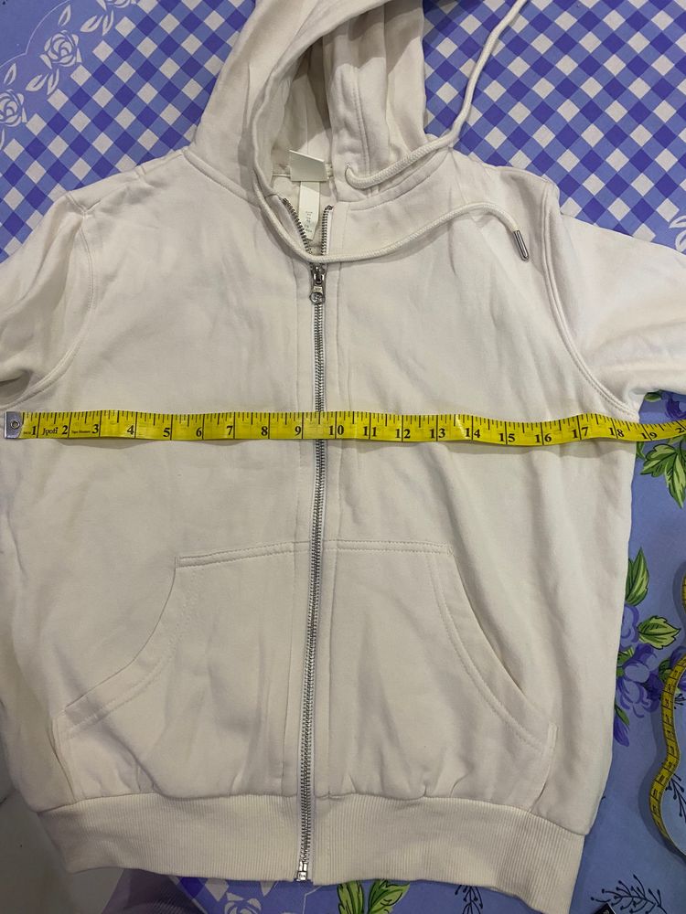 H&amp;M White Hoodie