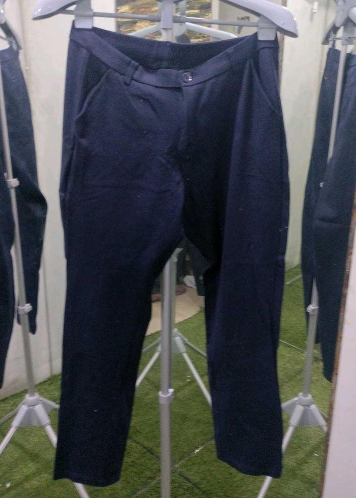 Classic Navy Blue Trousers
