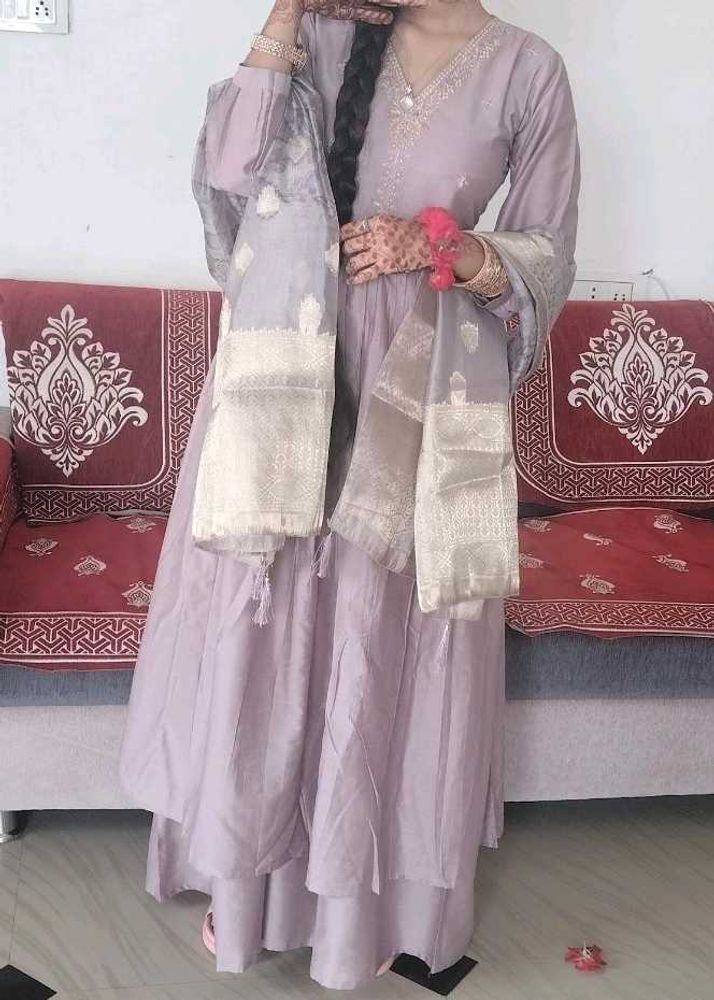 Beautiful Lilac kurta set