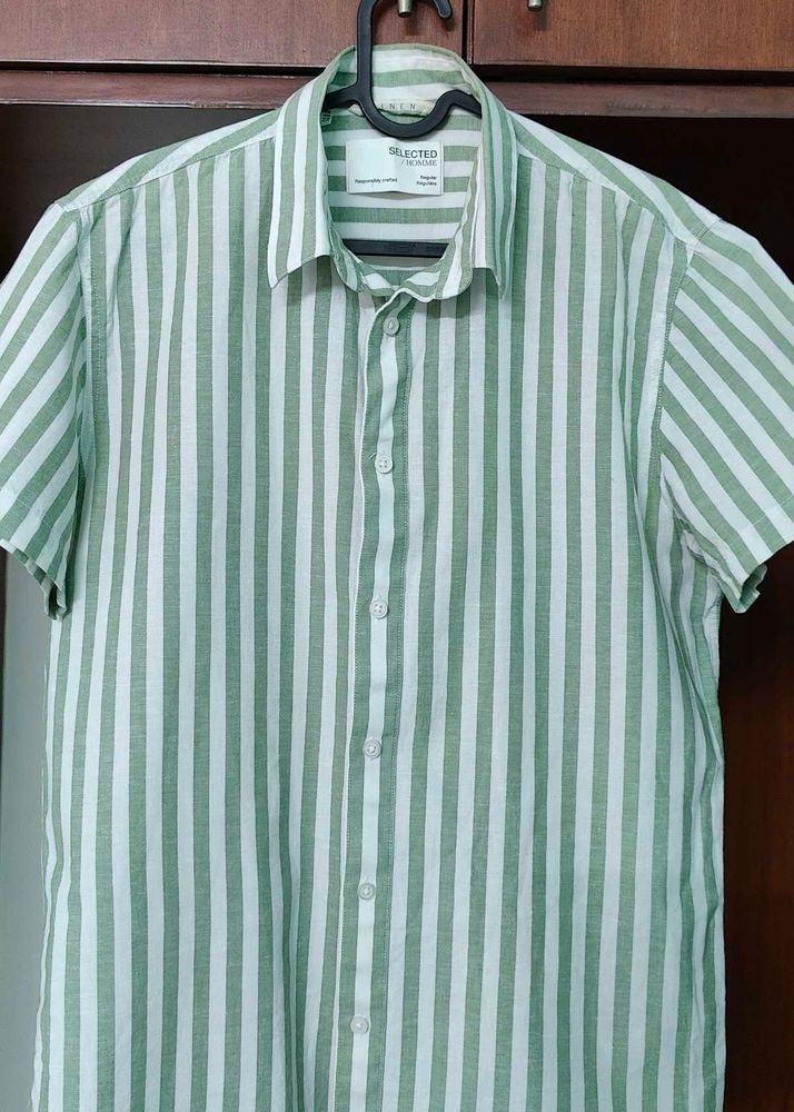 Striped Green Shirt