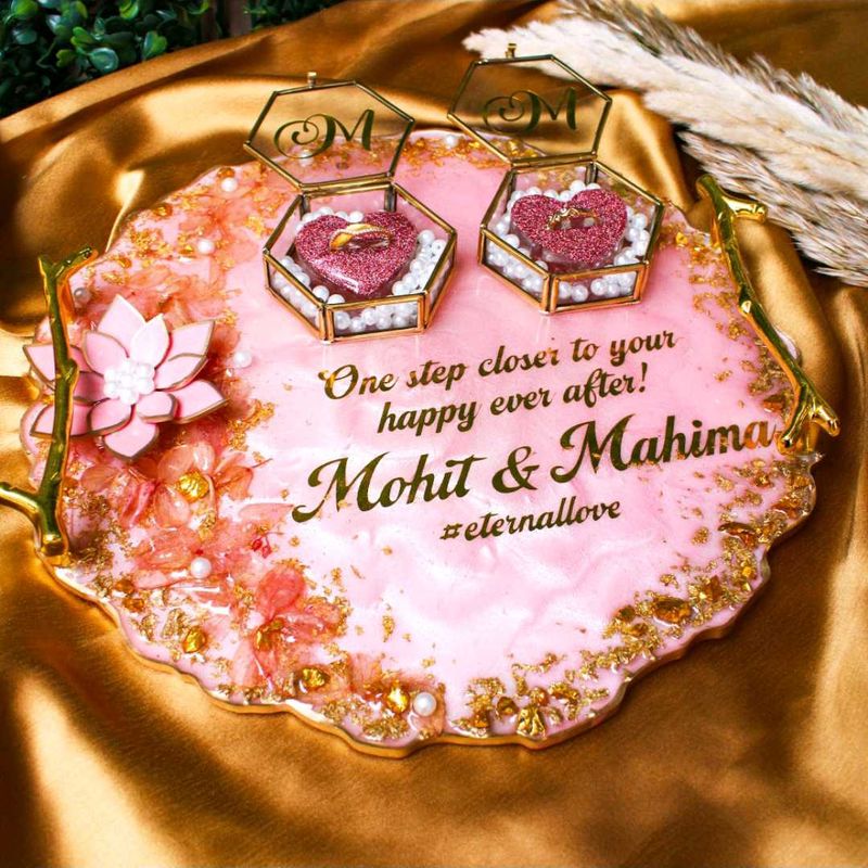 Personalized Ring Ceremony Plate