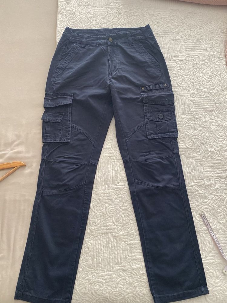 Men's Navy Blue Cargo Pants