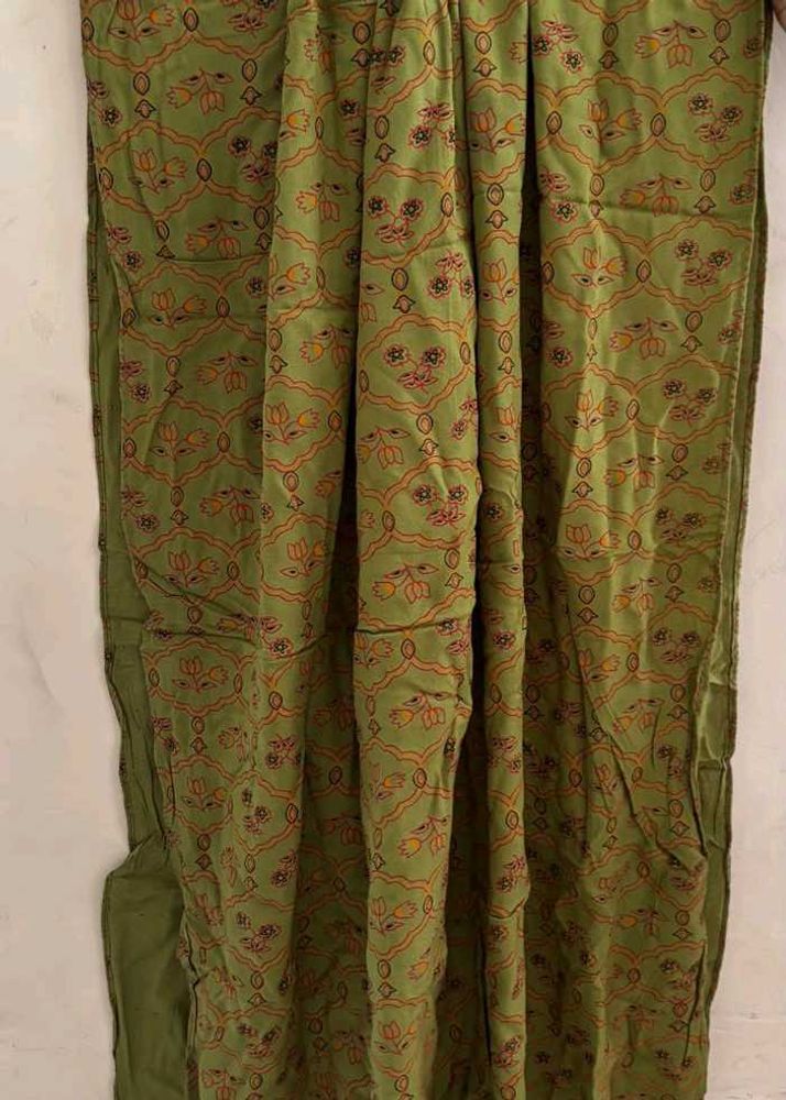Green Printed Scarf