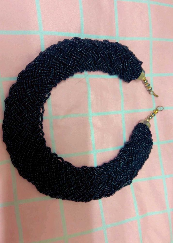 Vintage Beaded Choker Necklace