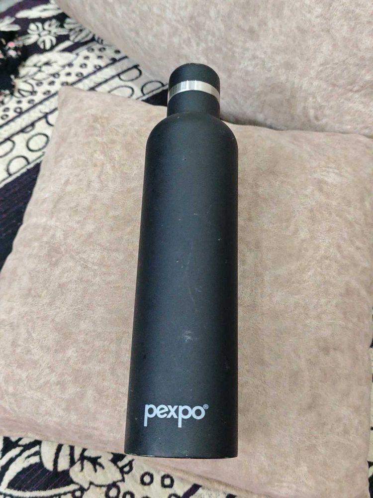 PEXPO Matte Black Water Bottle