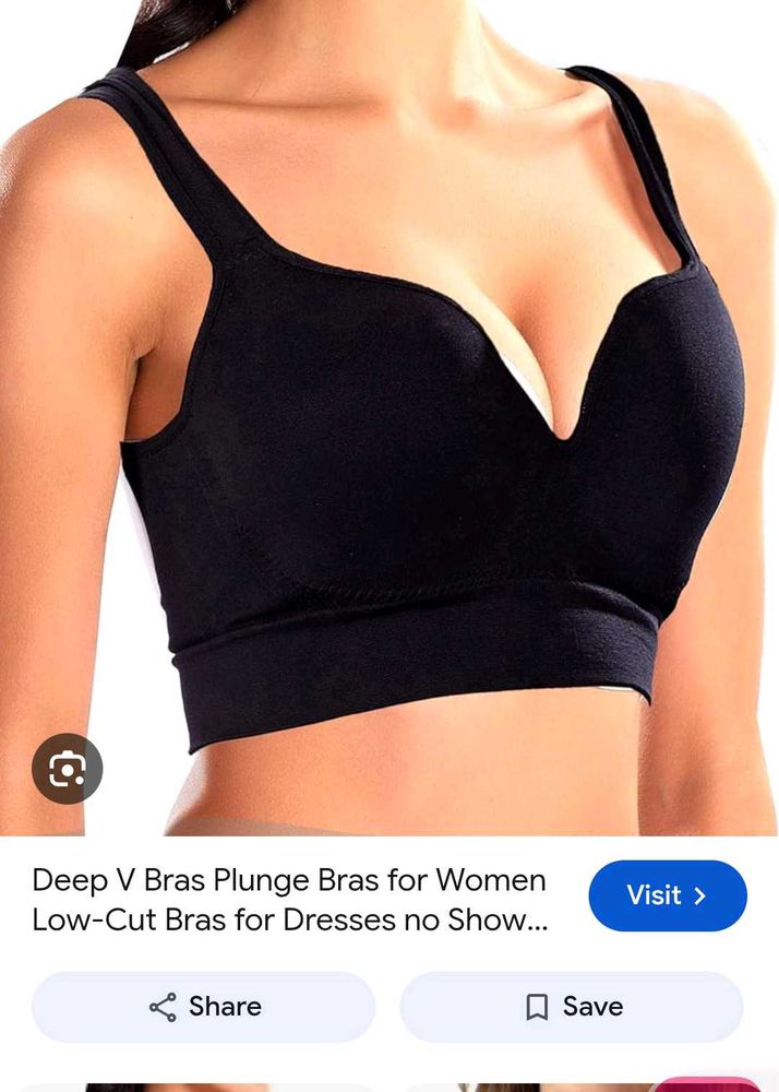 Deep V Plunge Bra