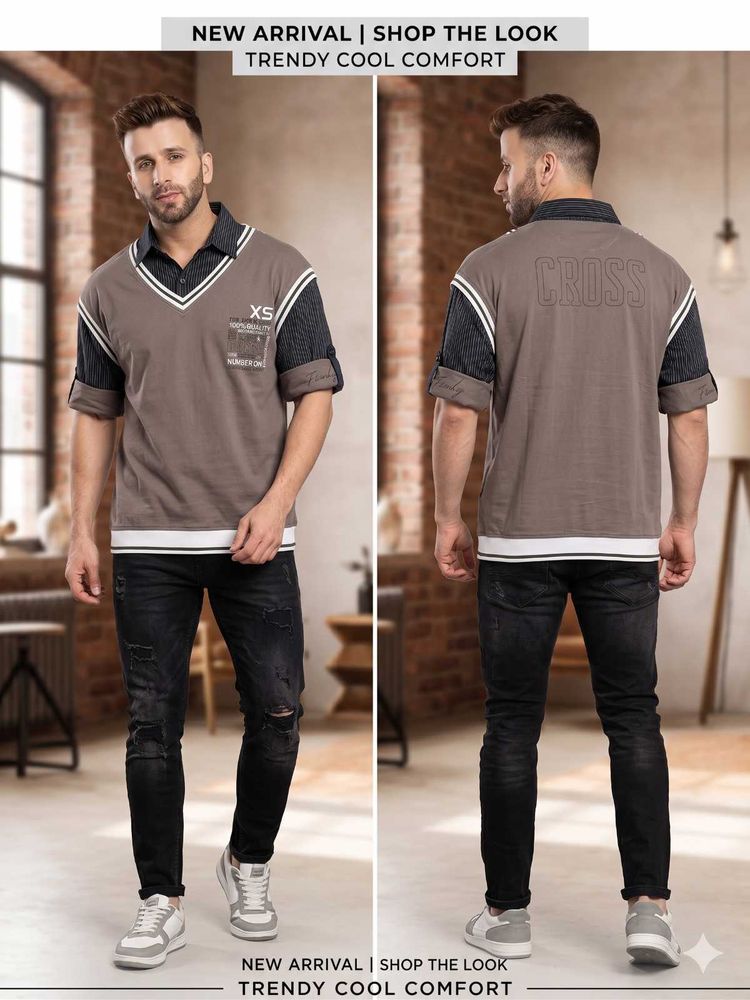 🔥Vest with Joint Shirt attached all in 1