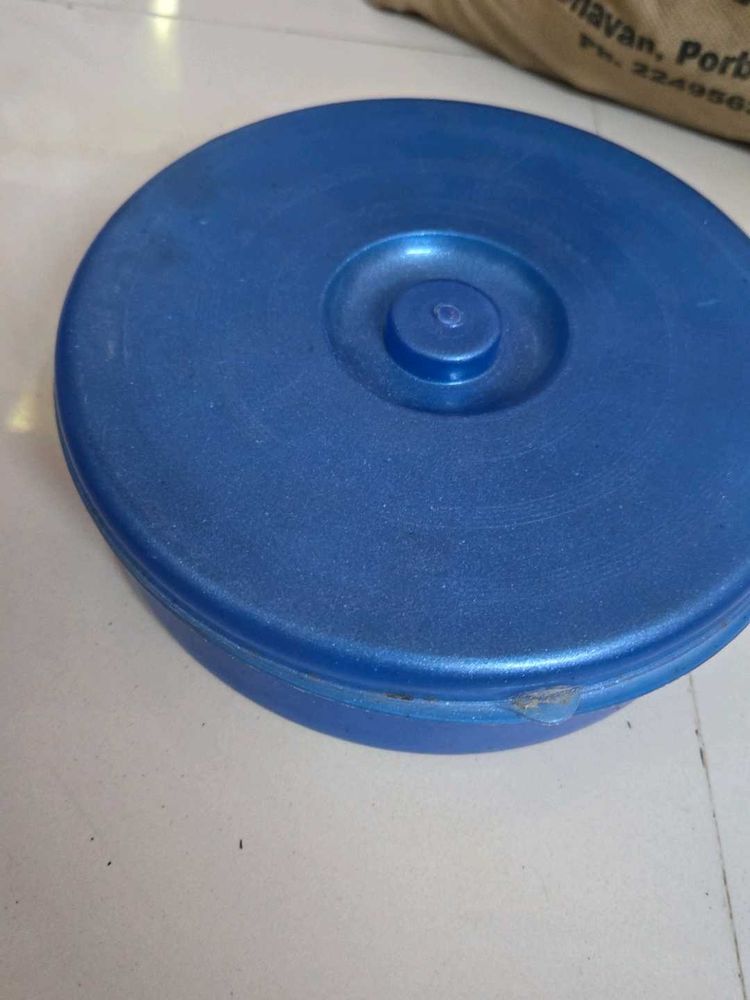 Blue Plastic Food Container