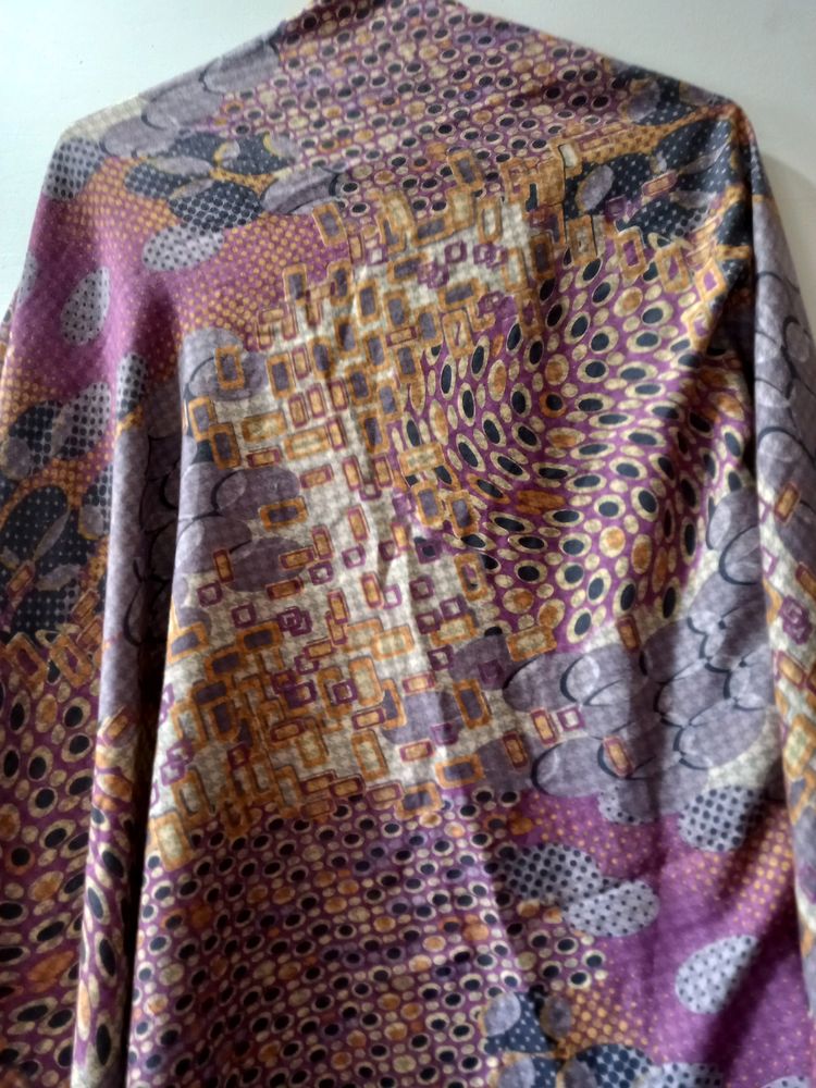 two sided design winter scarf cum stall