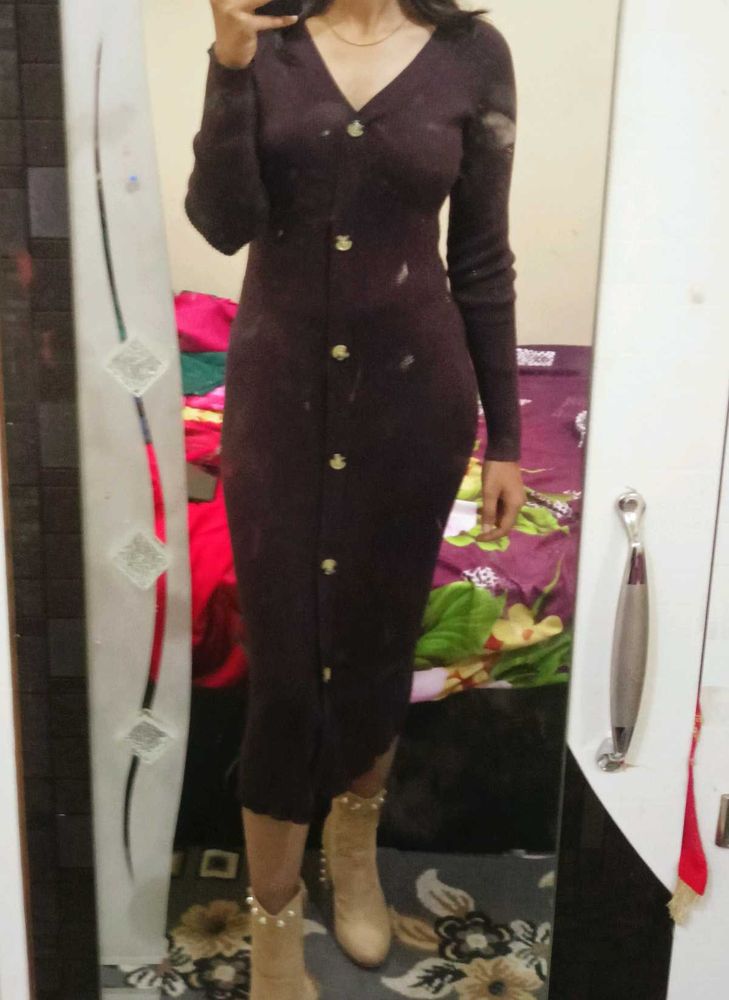 H&amp;M Dress Brown