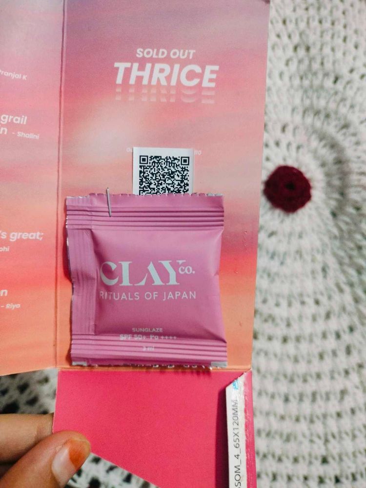 Clayco Sunscreen Sample