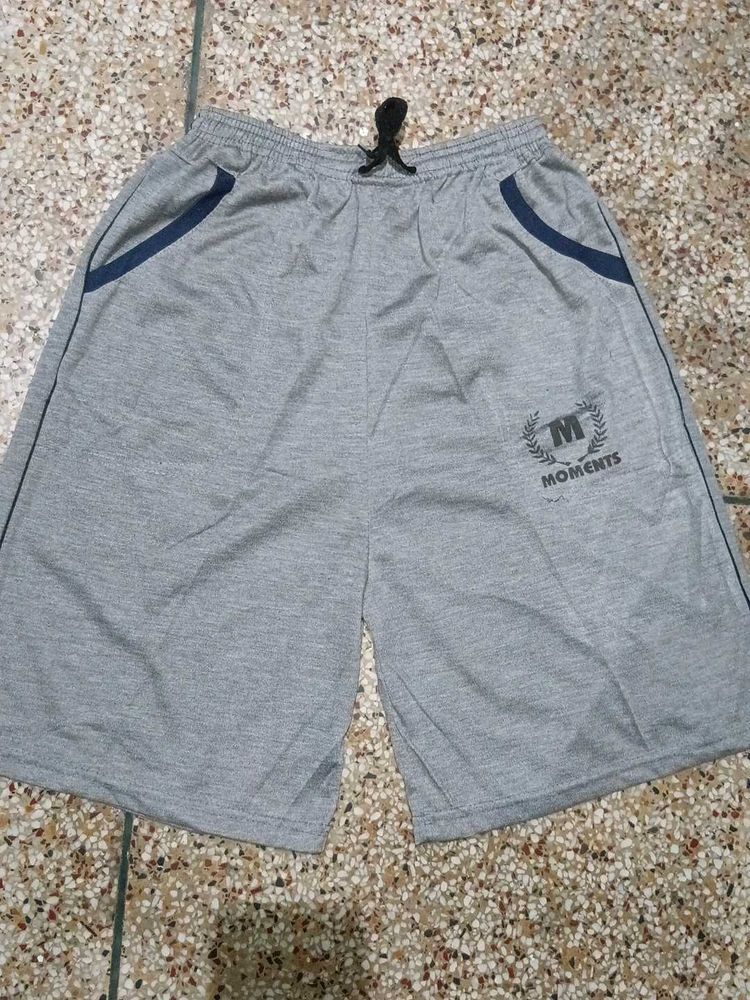 Men's Grey "Moments" Athletic Shorts