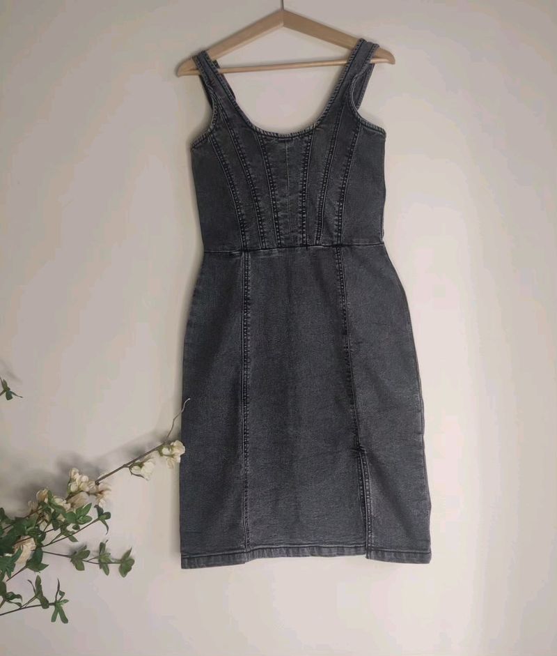 Vintage Denim Mini Dress