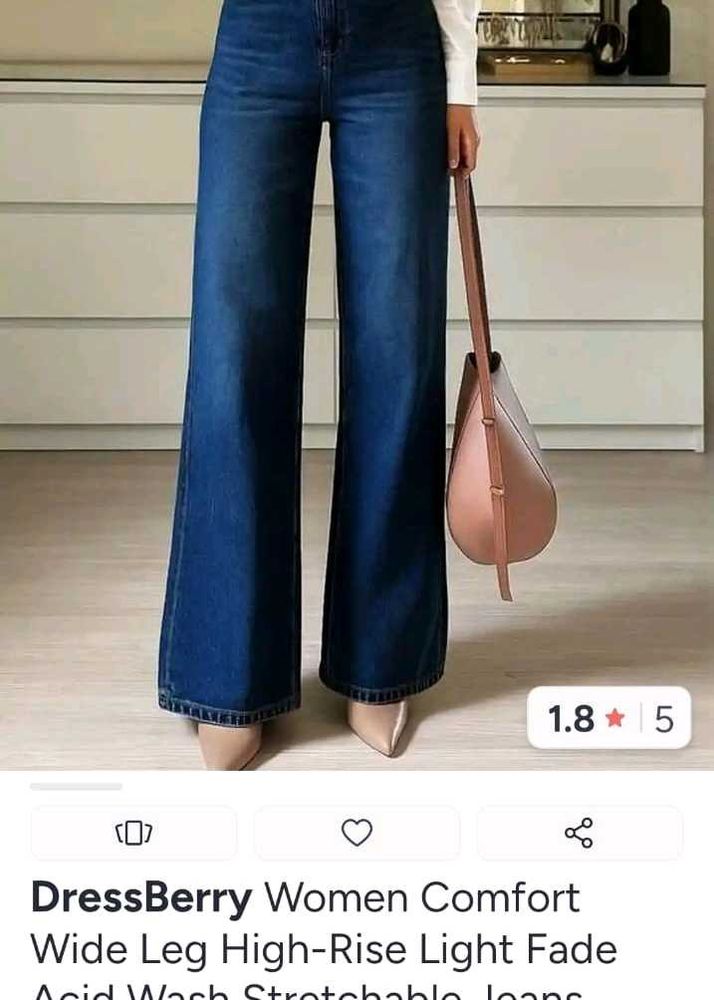 Women's Wide Leg High-Rise Jeans