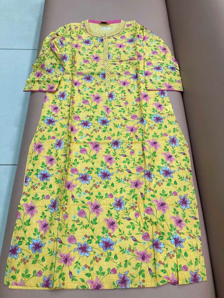 Floral Print Cotton Dress