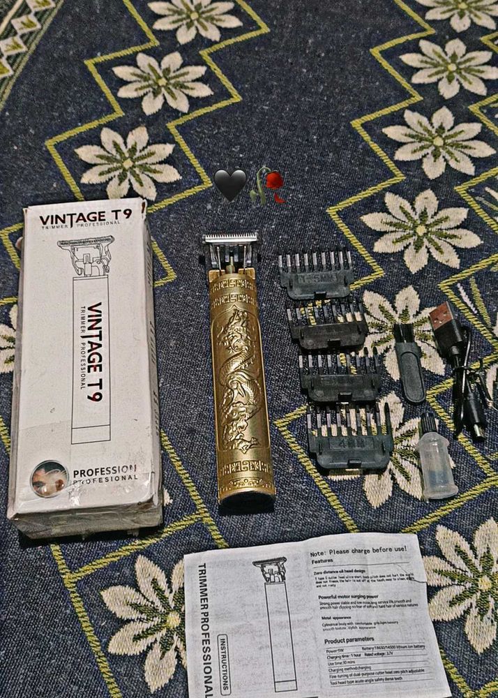 Vintage T9 Professional Hair &amp; Beard Trimmer – Lik