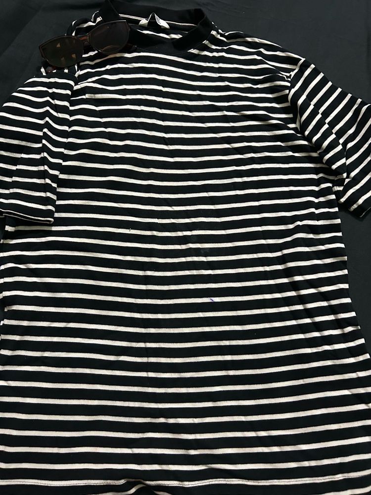 Classic Striped Polo T-Shirt