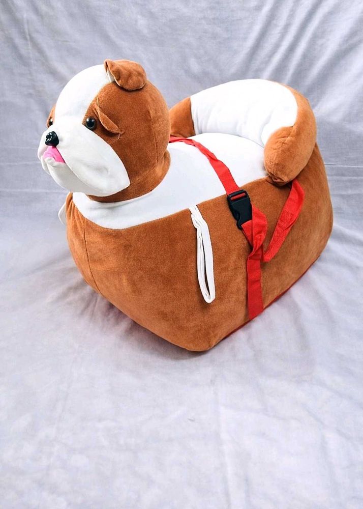 Plush Baby Sofa Seat Dog Shape Infant Support Chai