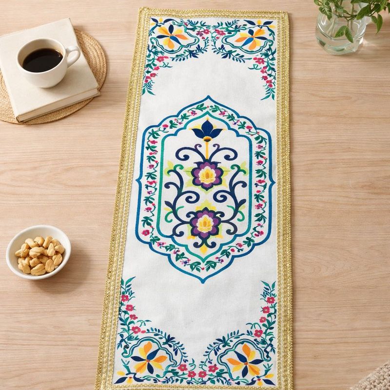 Brand new hanpainted Table Runner