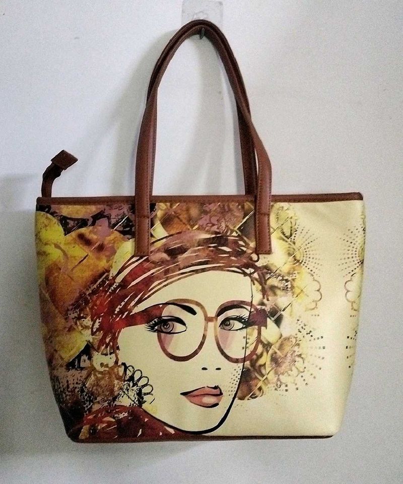 Aubrey printed tote bag