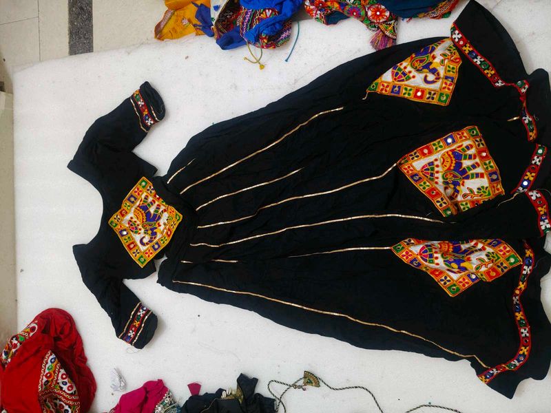 Embroidered Black Lehenga Choli Set