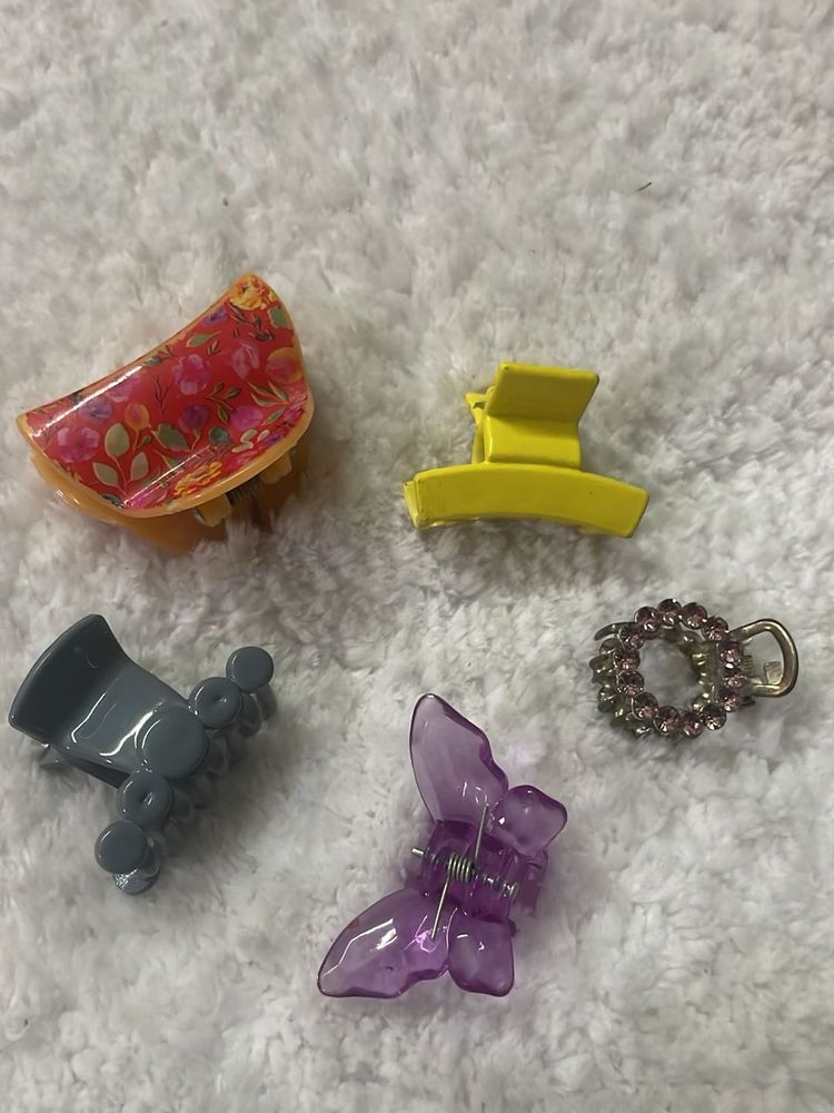 Assorted Hair Claw Clips Lot
