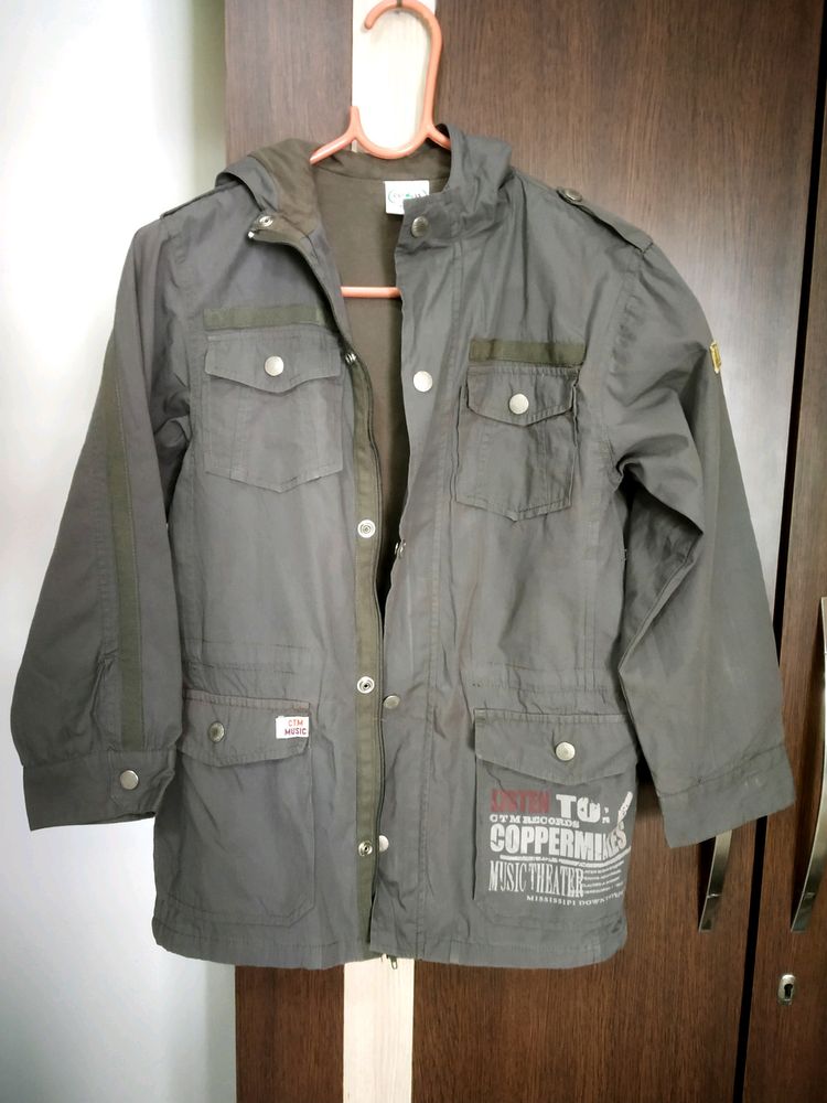 Cotton Jacket With Lining