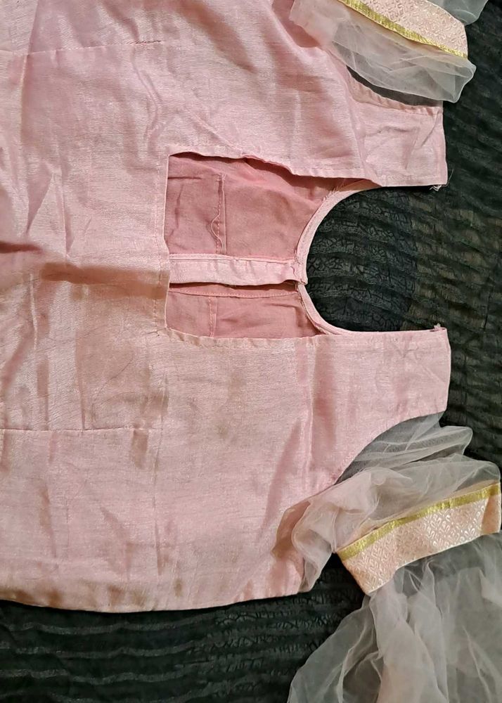 stylish pink blouse