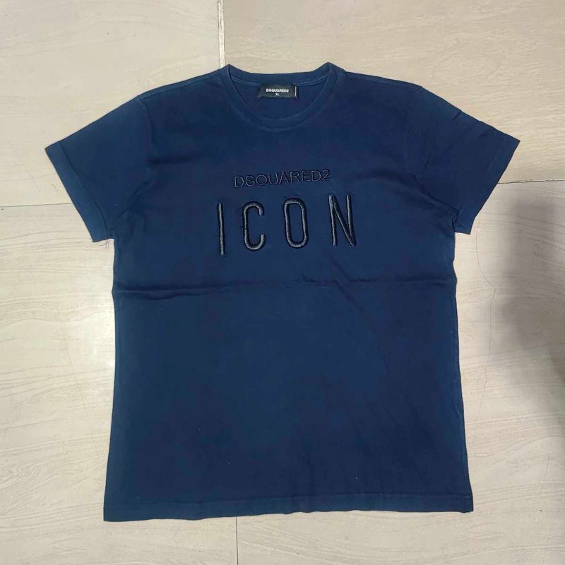 DSquared2 ICON T-Shirt blue Size XL