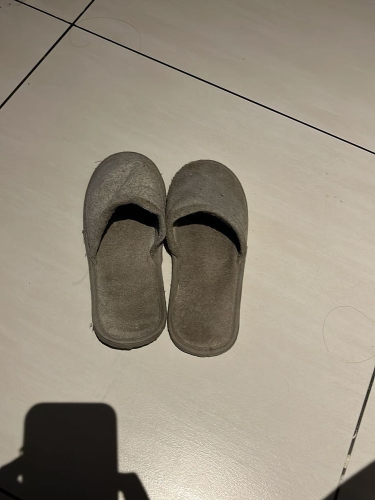 Comfortable Grey Slippers