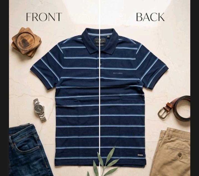 Striped Polo T-Shirt