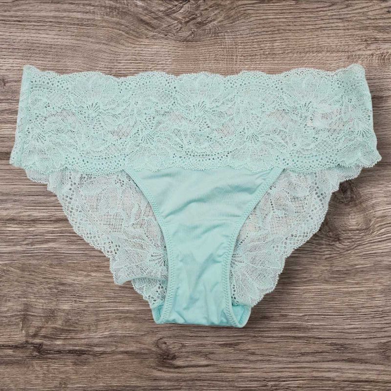 George Mint Lace Hipster Panties