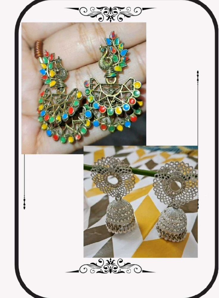 Free Shipping 2 Set Of Earrings