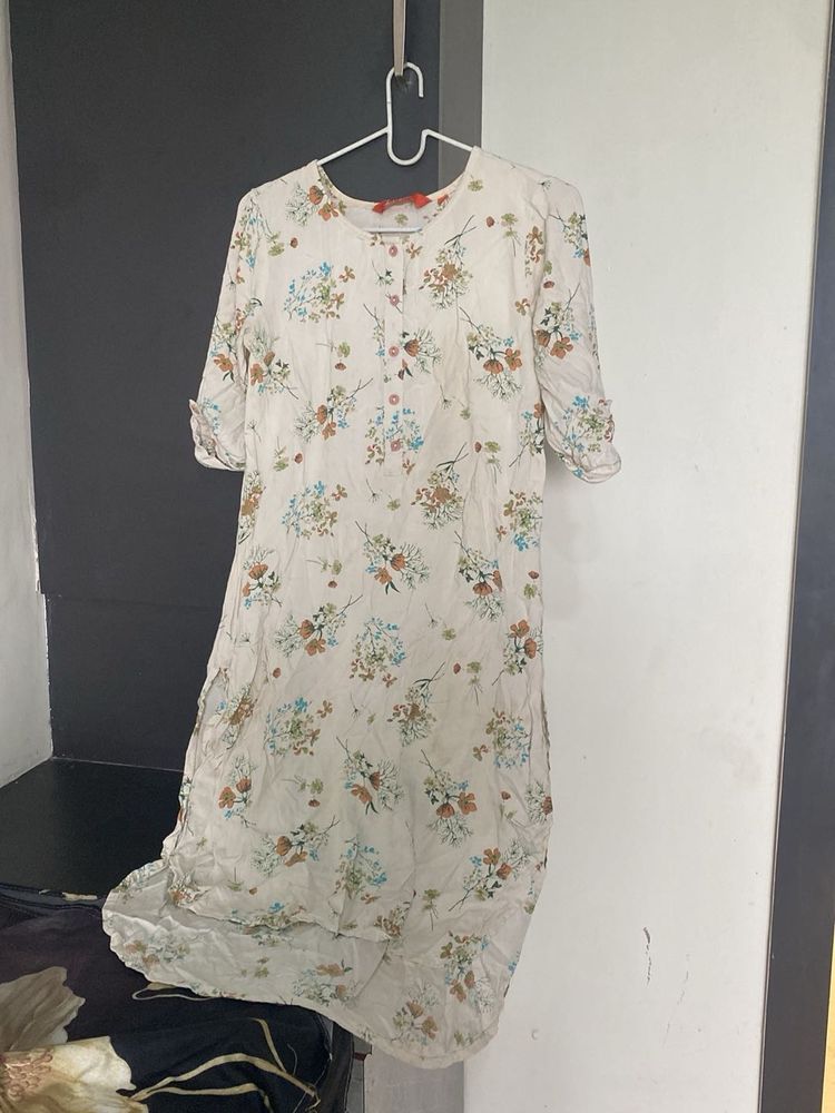 Floral Print Casual Dress