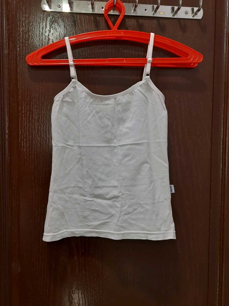 Basic White Camisole Top 3