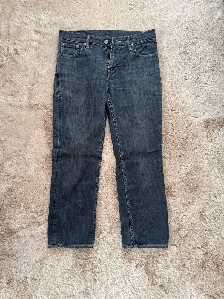 Men's Dark Wash Denim Jeans