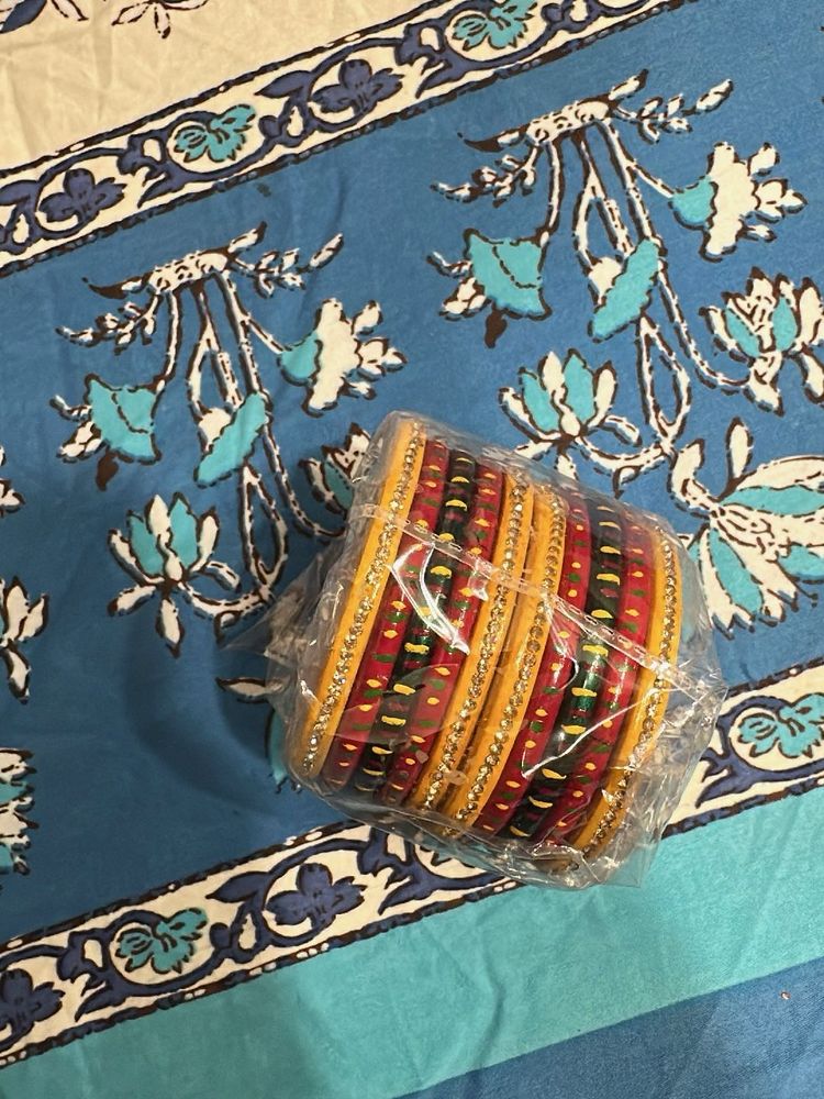Colorful Traditional Bangles Set