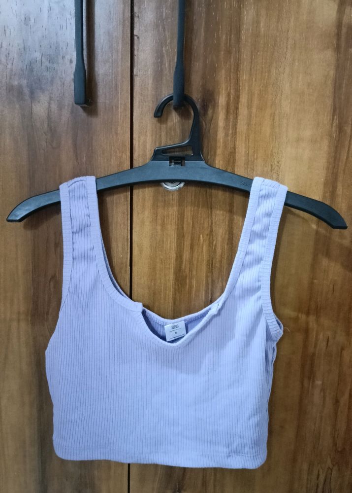 SSS Lavender Crop Top Size-S