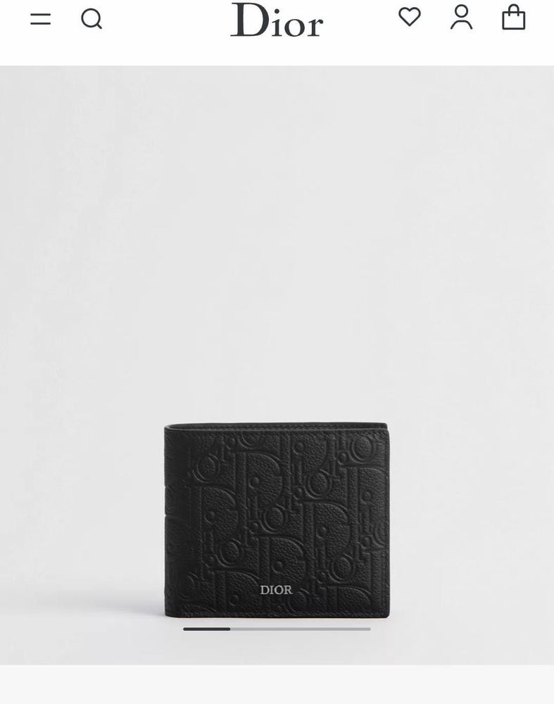 Dior Monogram Bifold Wallet