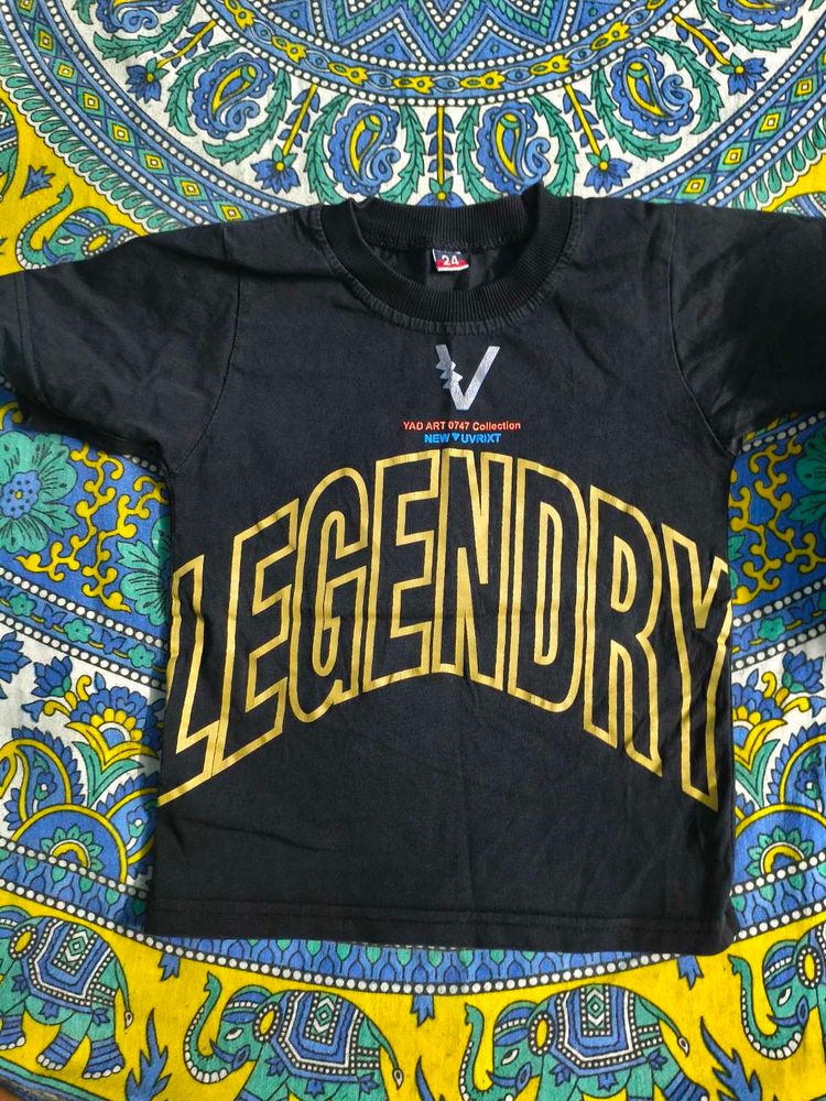 elegant black t shirt for boys