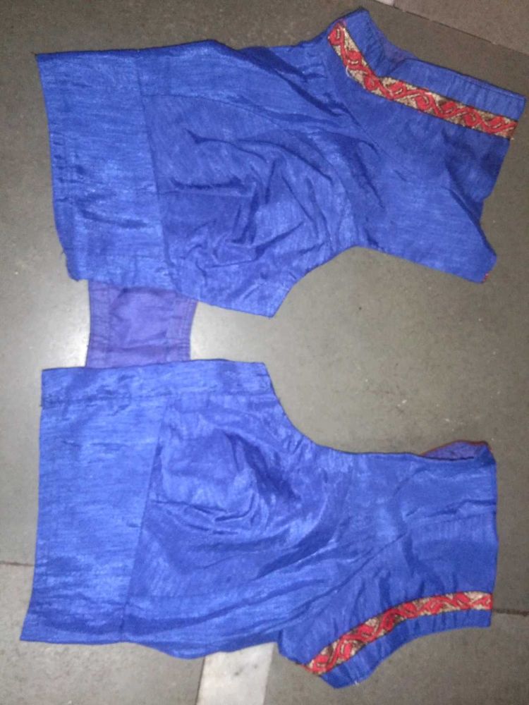 Royal Blue Blouse