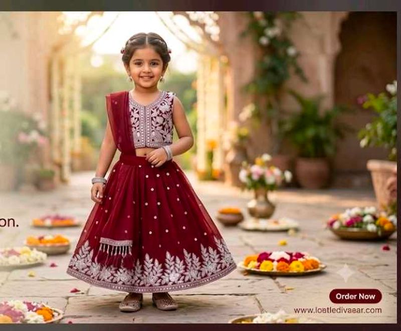 Kids Festive Lehenga Choli