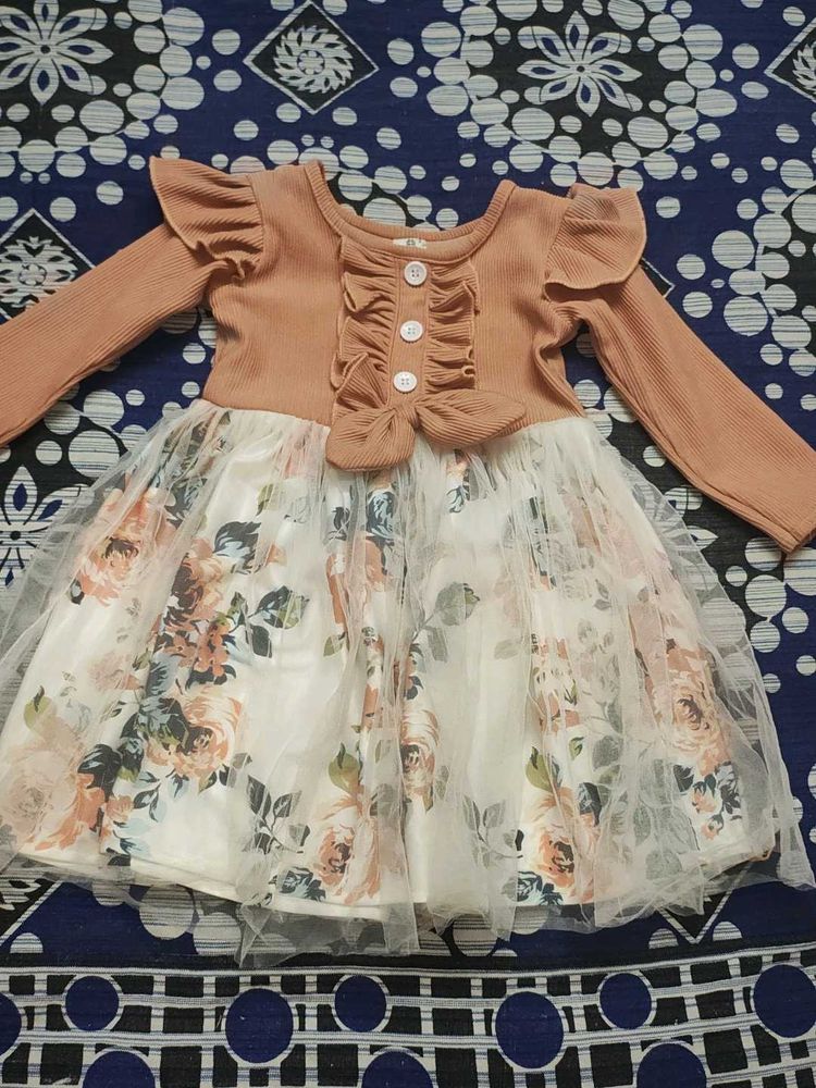 Floral Tulle Dress