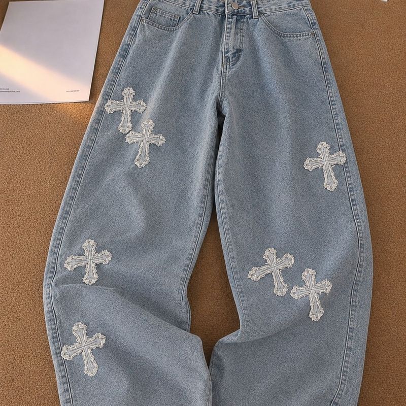 Y2K Cross Baggy jeans!