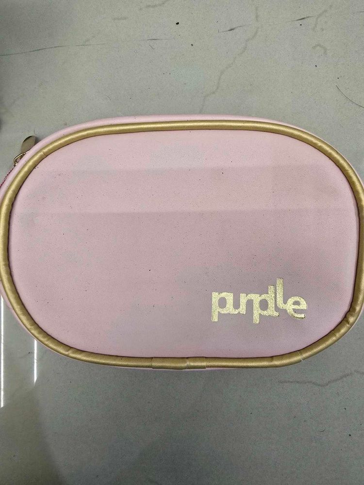 Purple Makeup/Cosmetic Pouch